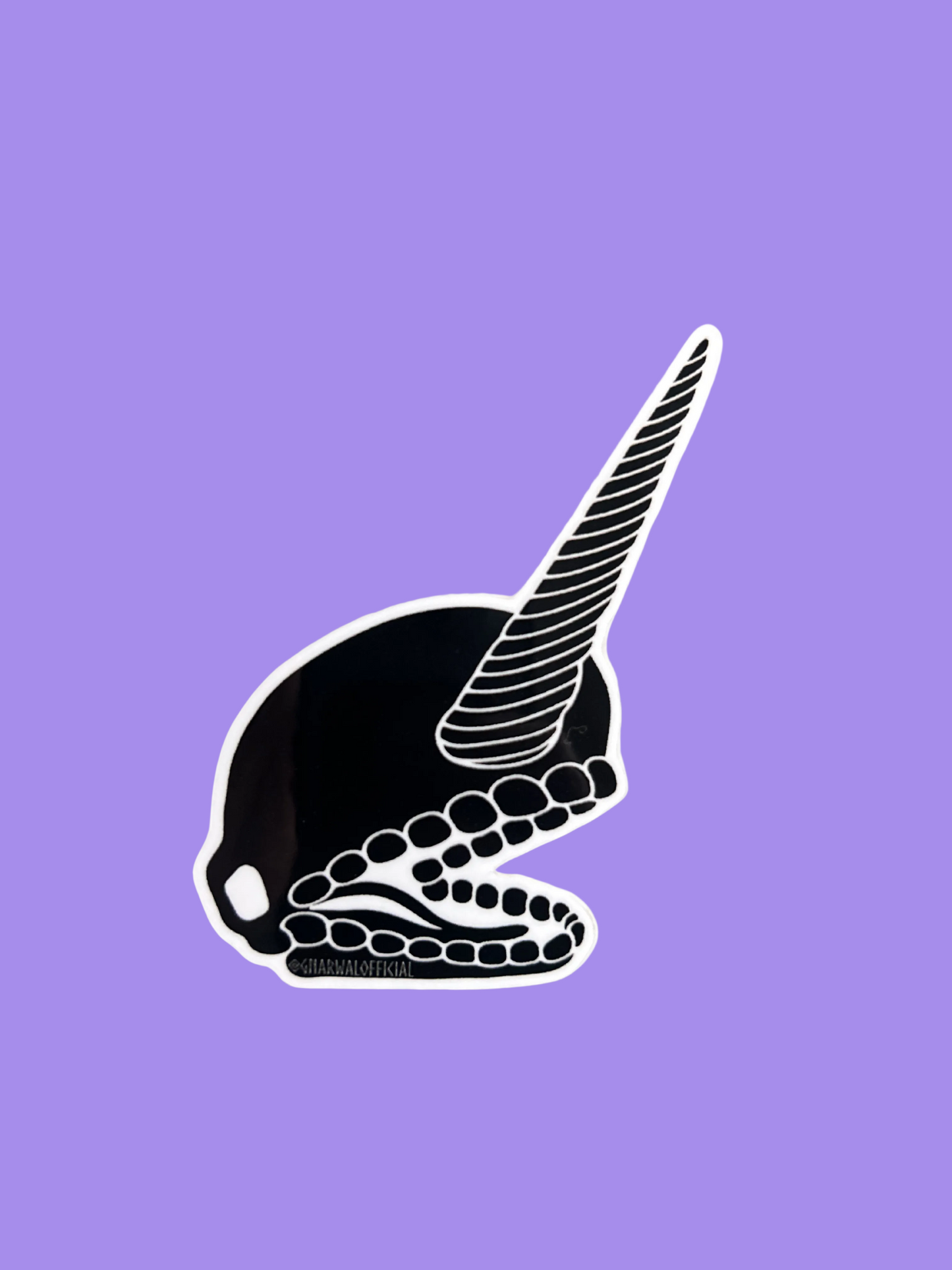 Gnarwal Skull (Black)