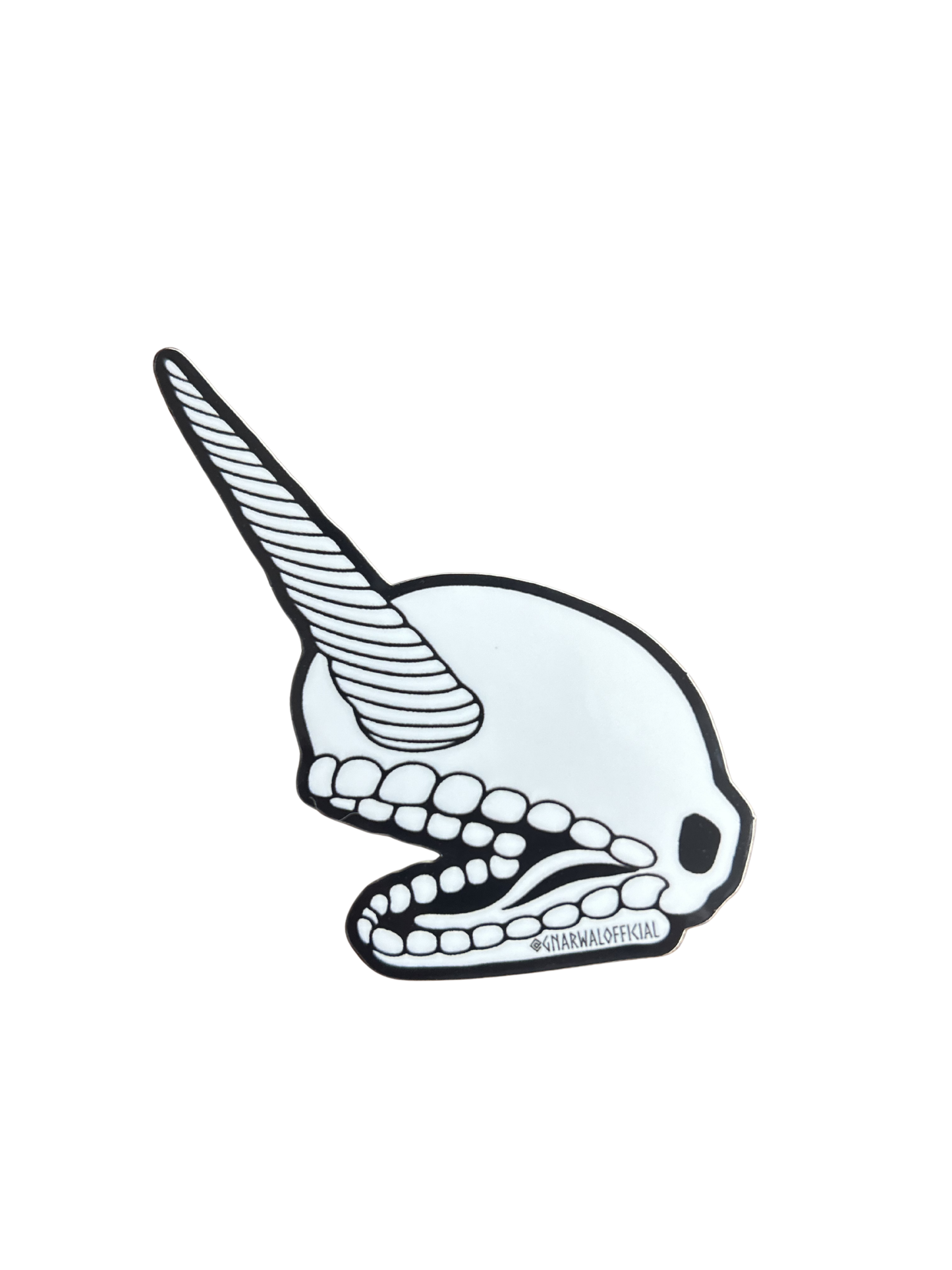 Gnarwal Skull (White)